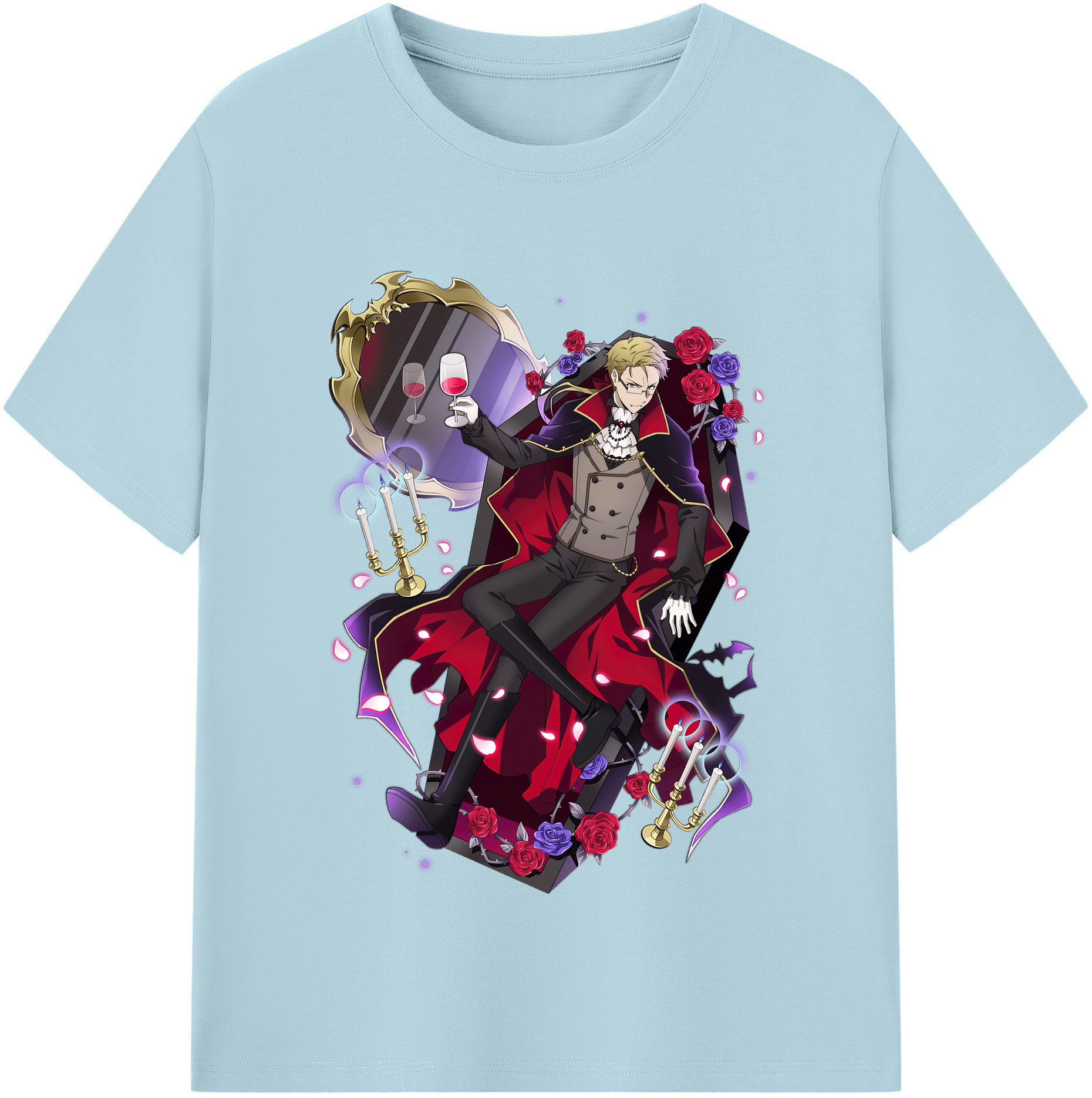 （画像用） 文豪ストレイドッグス Bungo Stray Dogs 綿100％半袖Tシャツ（フロントプリント）